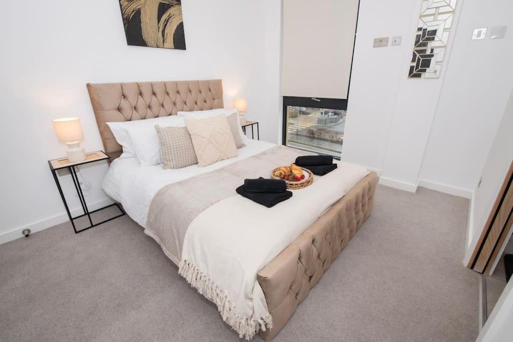 Deluxe 2 Bed York Flat With Gym Sleeps 6 Leilighet Eksteriør bilde